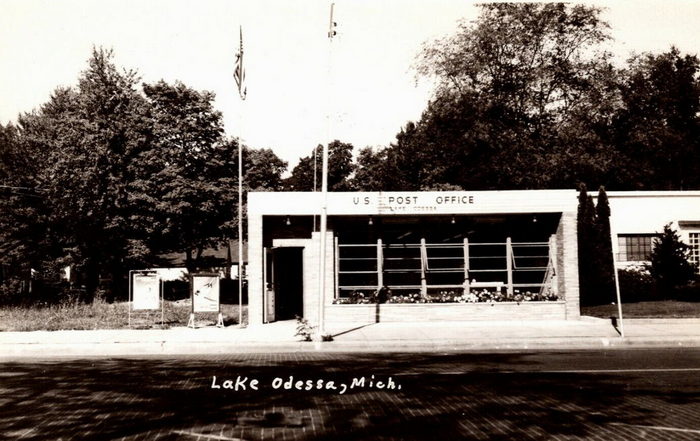 Lake Odessa - Old Post Card Photo